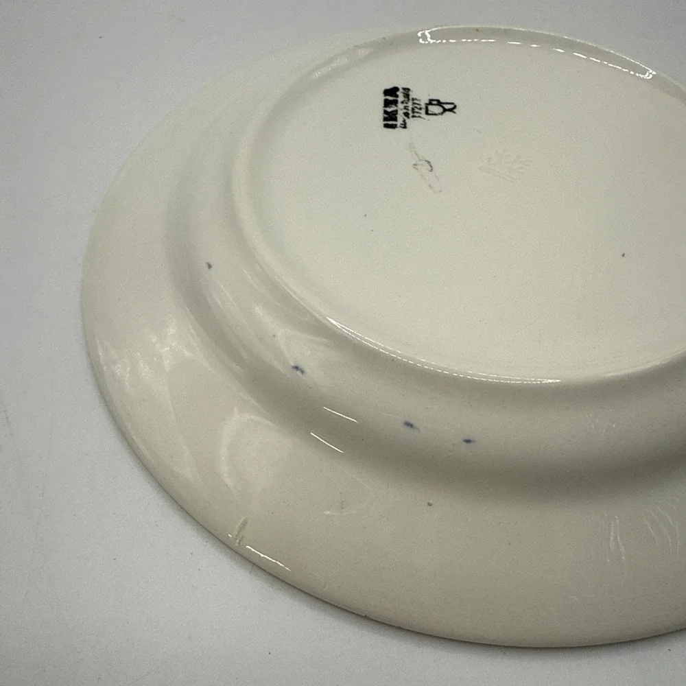 Vintage IKEA Blue Flowers Plates 17277 7 7/ 9.5(